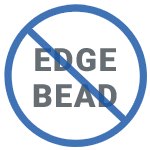 no edge bead